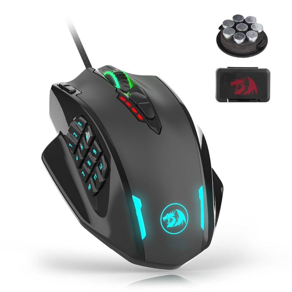 Red Dragon M908 One-Hander Macro Defines Mouse