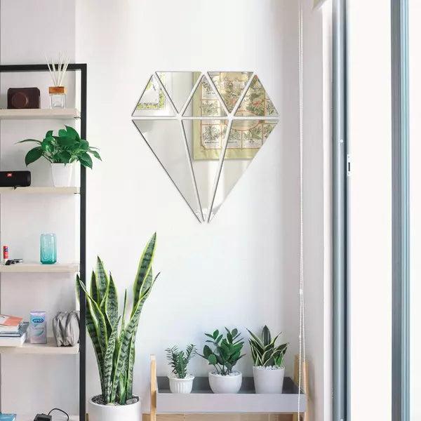 Acrylic Diamond Mirror Wall Stickers