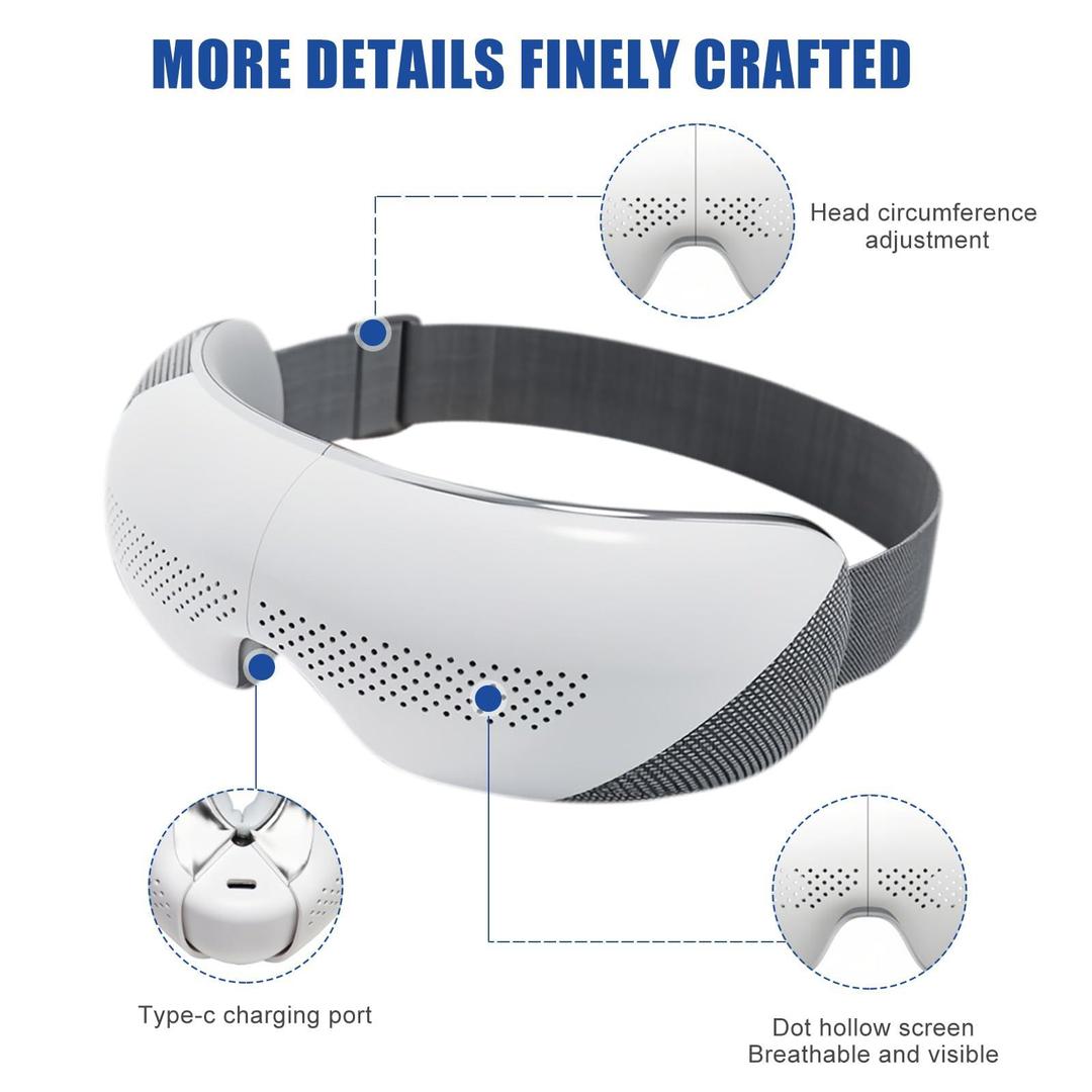 Eye Massager with Heat, Vibration – Relax and Rejuvenate