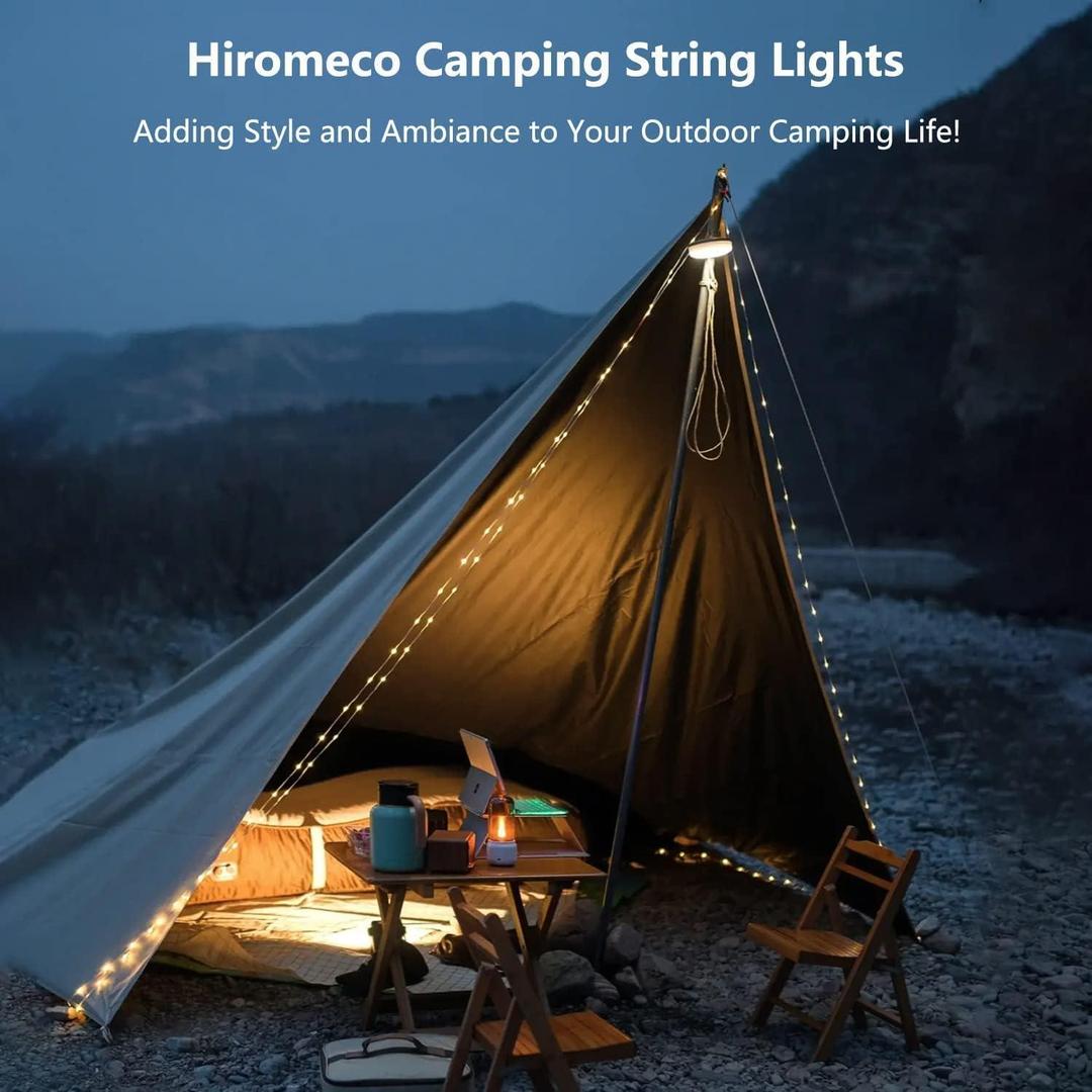 Goldseaside Portable Camping String Lights