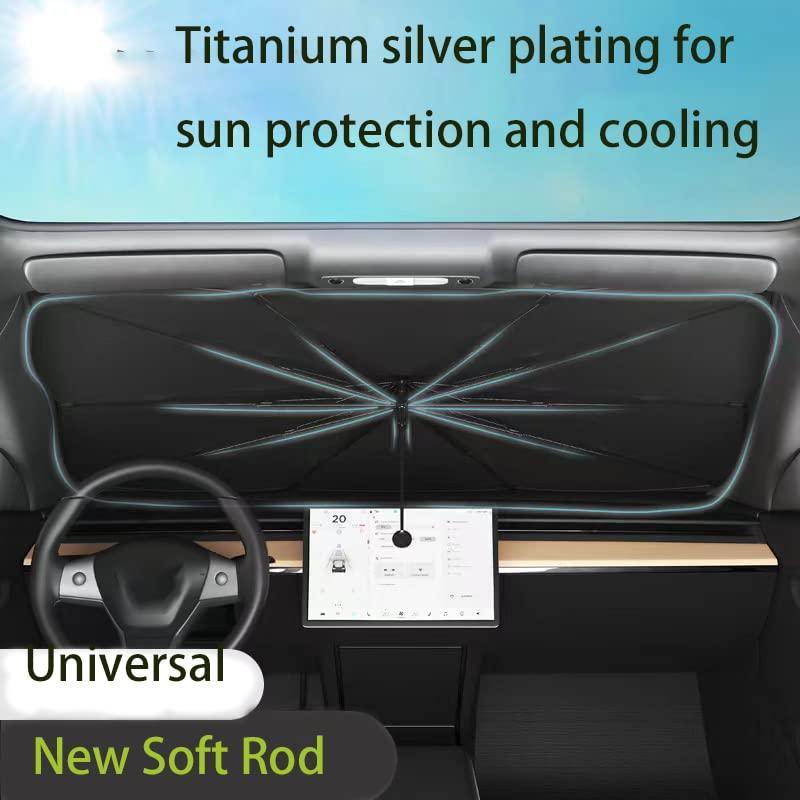 Foldable Car Windshield Sunshade Umbrella - UV Ray Protection