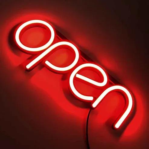 Open Neon Sign - Neon Light